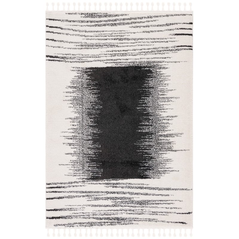 SAFAVIEH Moroccan Tassels Luvinia Abstract Rug