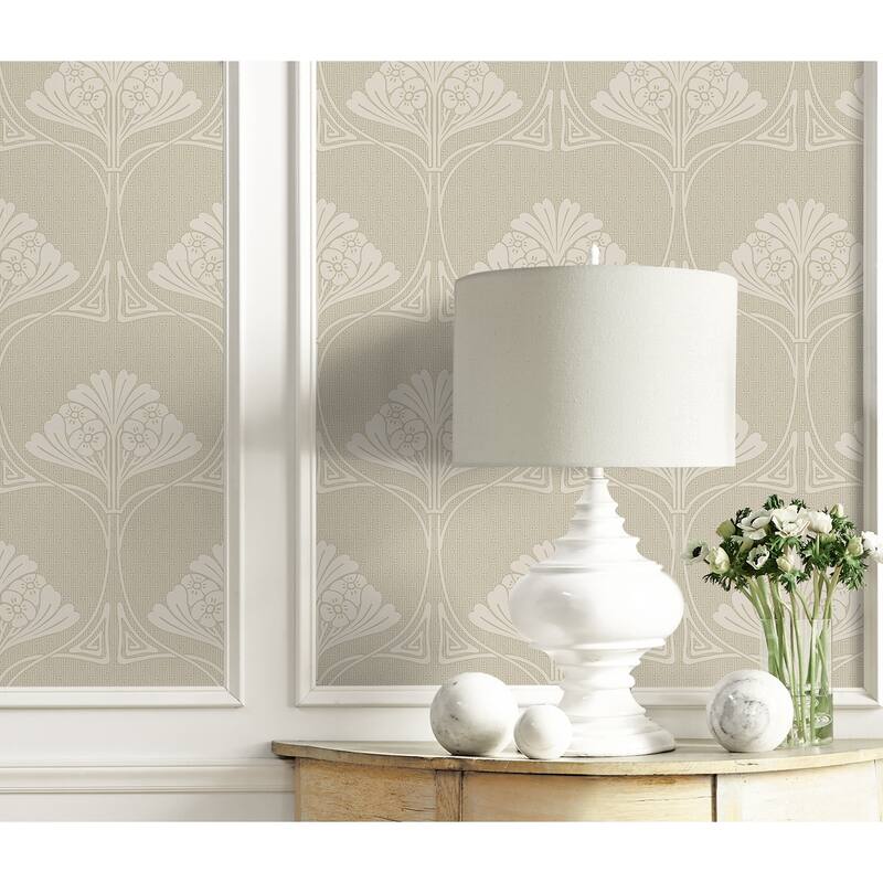 NextWall Deco Floral Peel and Stick Wallpaper