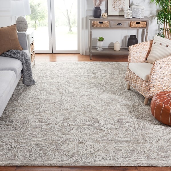 slide 2 of 12, SAFAVIEH Handmade Abstract Helouisa Wool Rug
