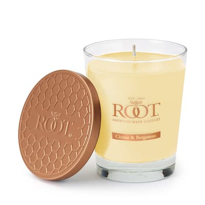 Root Candles Citron & Bergamot 10.5 oz Large Veriglass Jar