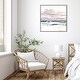 preview thumbnail 8 of 12, Soft Coastal Abstract I by Emma Scarvey Framed Canvas Wall Art Print