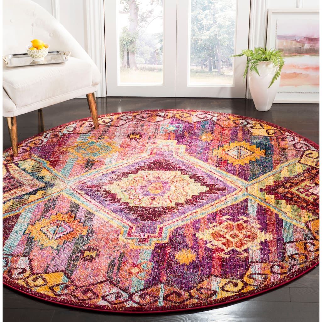 SAFAVIEH Savannah Kokkie Boho Oriental Polyester Rug