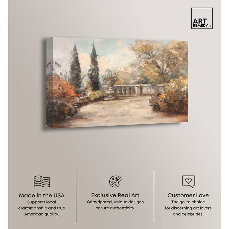 Autumnal Arbor Canvas by Art Remedy, Gallery Wrapped