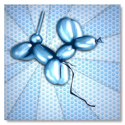 Matashi 5D Multi-Dimensional Wall Art - Custom Made Dog Balloon Wall Art Print