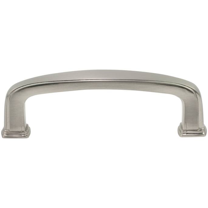 DesignPerfect DPA-S872 Contemporary 3" (76 mm) Center to Center Soft - Brushed Satin Nickel
