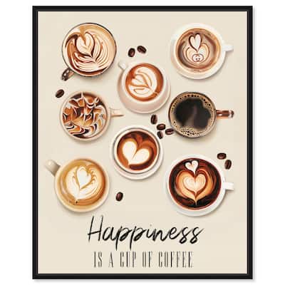 68945 Coffee Cup Collection Canvas by Art Remedy