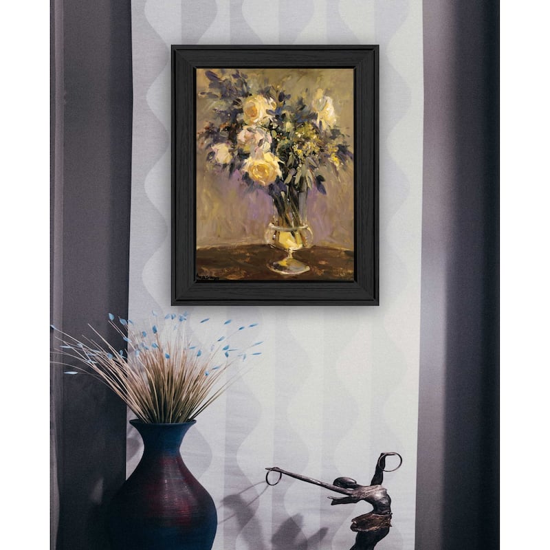 TrendyDecor4U "Evening Vase" Framed Print Wall Art