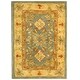 preview thumbnail 27 of 49, SAFAVIEH Handmade Anatolia Leola Traditional Oriental Hand-spun Wool Rug 2' x 3' - Light Blue/Ivory - Rectangle