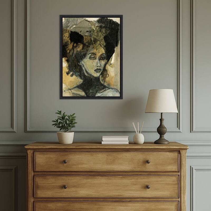 Ethereal Gaze by Ute Rathmann (18 x 24 in.), Framed Canvas Wall Art Print