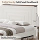 preview thumbnail 6 of 53, Farmhouse Wood Bed Frame with 54" Tall Headboard, 2 Large Drawers
