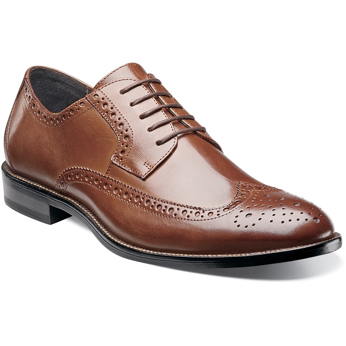 stacy adams cognac dress shoes