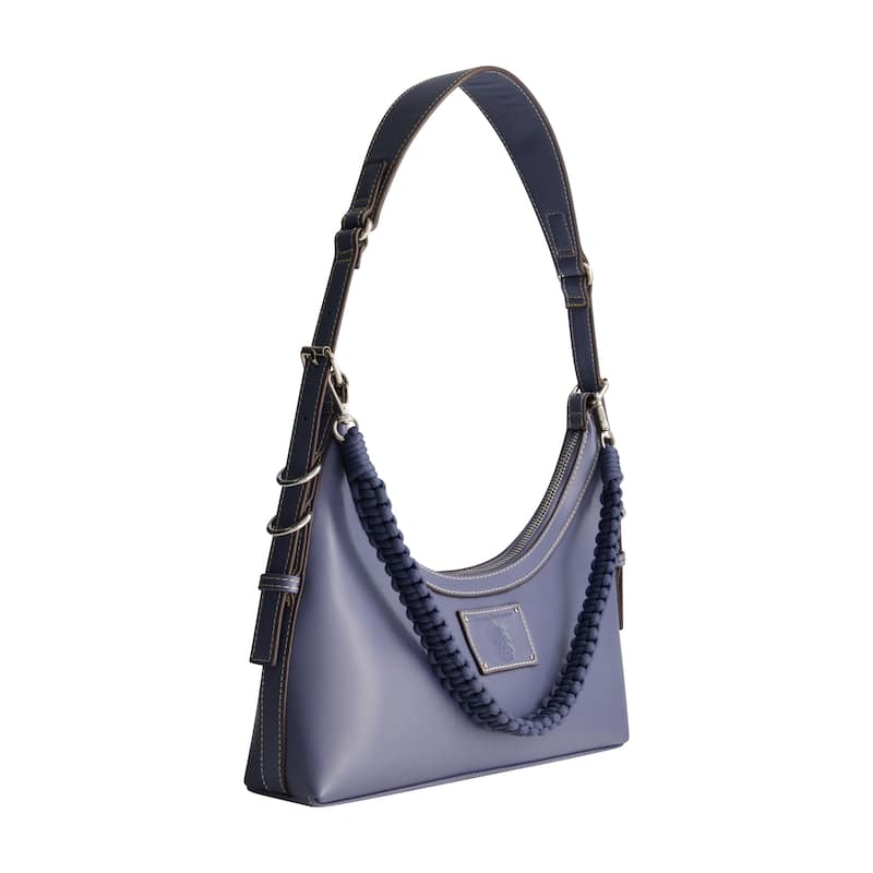 Tommy Bahama Debossed Logo Zip-Top Hobo Bag