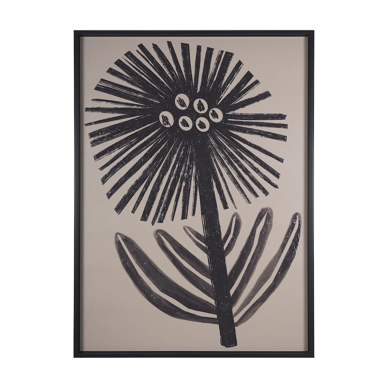 Simple Floral-Bloom Framed Art Print