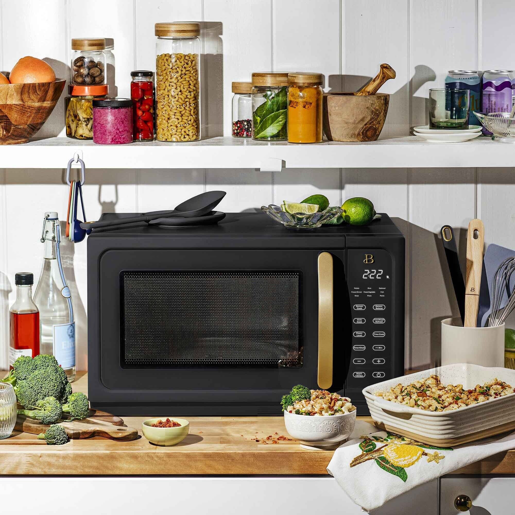 Hamilton beach 1000 watt microwave black on sale