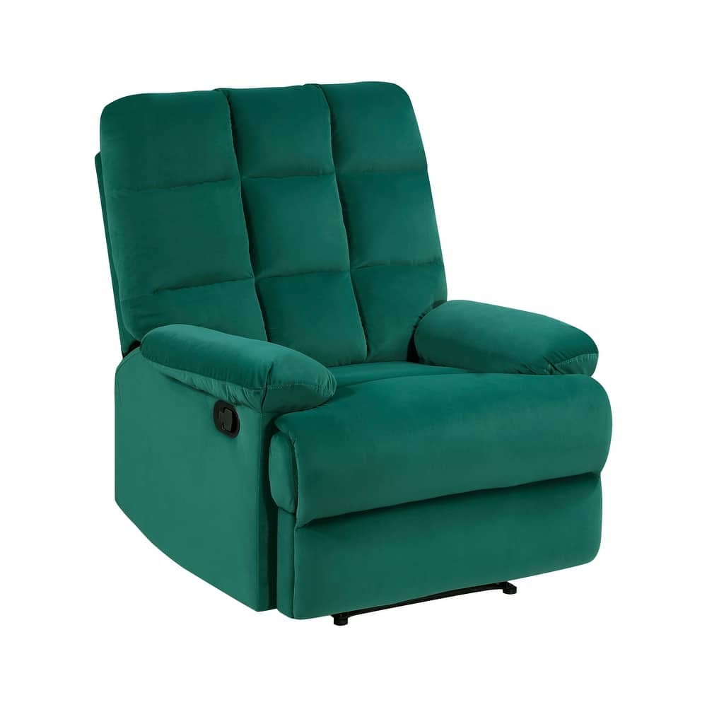 Fremont & Park Adna Velvet Manual Reclining Chair