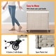 preview thumbnail 35 of 78, Laundry Hamper with Lid Rattan Basket with Removable Bags and Wheels