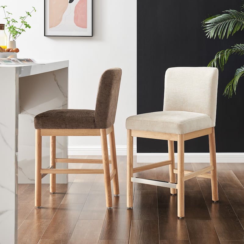 NPD Furniture Bloomfield Chenille Counter Stool