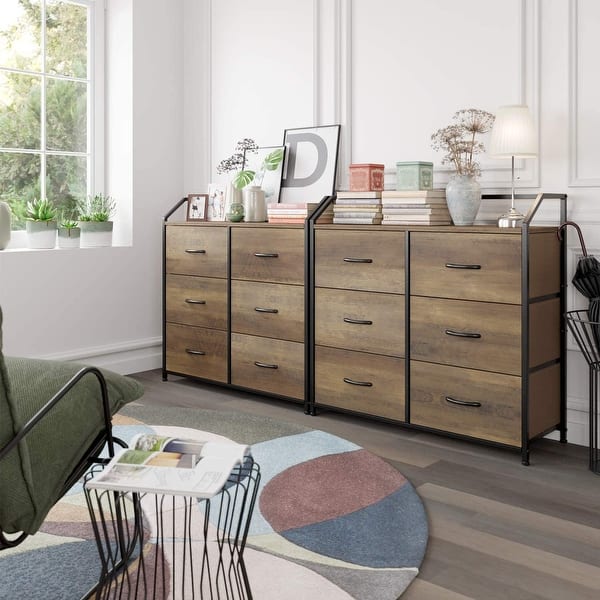 lightweight dresser DEXTRUS 4-Drawer Fabric for Adults & Kids, Chest, Light Gray, Steel Frame and MDF Top 15 rolled Homfa 6 Fabric Drawers Dresser,