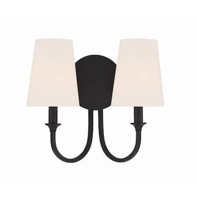 Crystorama Lighting Group PAY-922 Payton 2 Light 14" Wide Vanity Light