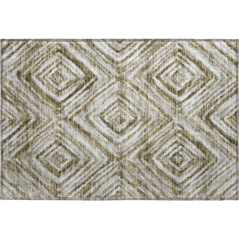 Premium Washable Super Soft Modern Diamond Mayfield Rug