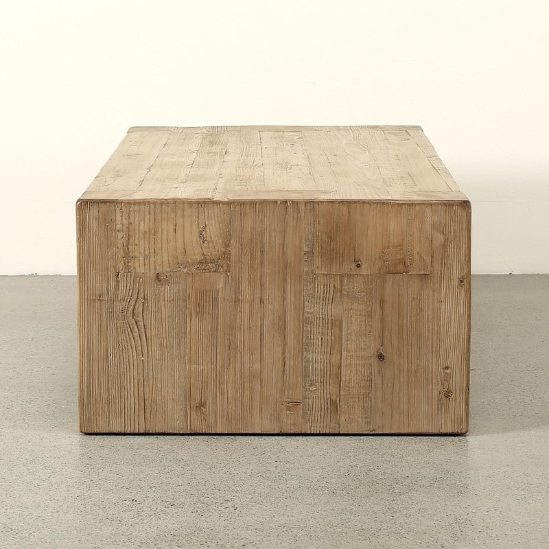Seaside Slab Coffee Table 60x30 Weathered Natural