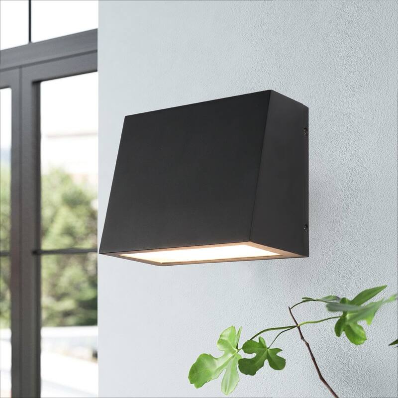 Modern LED Wall Sconces Light with Matte Black