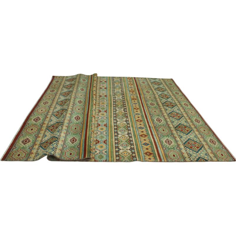 Kazak Nathanie Red/Ivory Rug - 8'10" x 11'5"