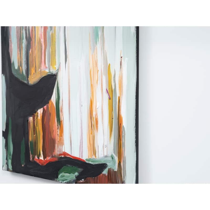 Wandela Wall Canvas Paintings 47'' x 19'' - Grey