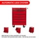 preview thumbnail 12 of 15, 7-Drawer Rolling Metal Tool Box Chest Cabinet with Wheels and Cylinder Locking for Garage,Warehouse,Work Shop