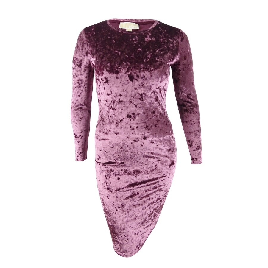 michael kors crushed velvet dress