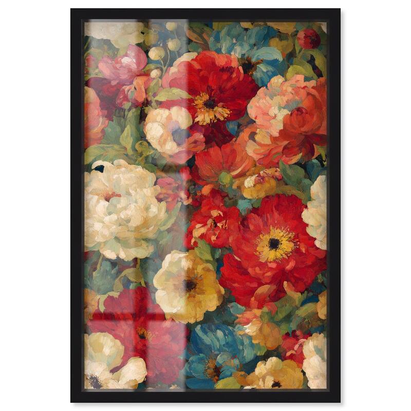Garden Tapestries II Shadowbox by Art Remedy - Black - 20" x 30"