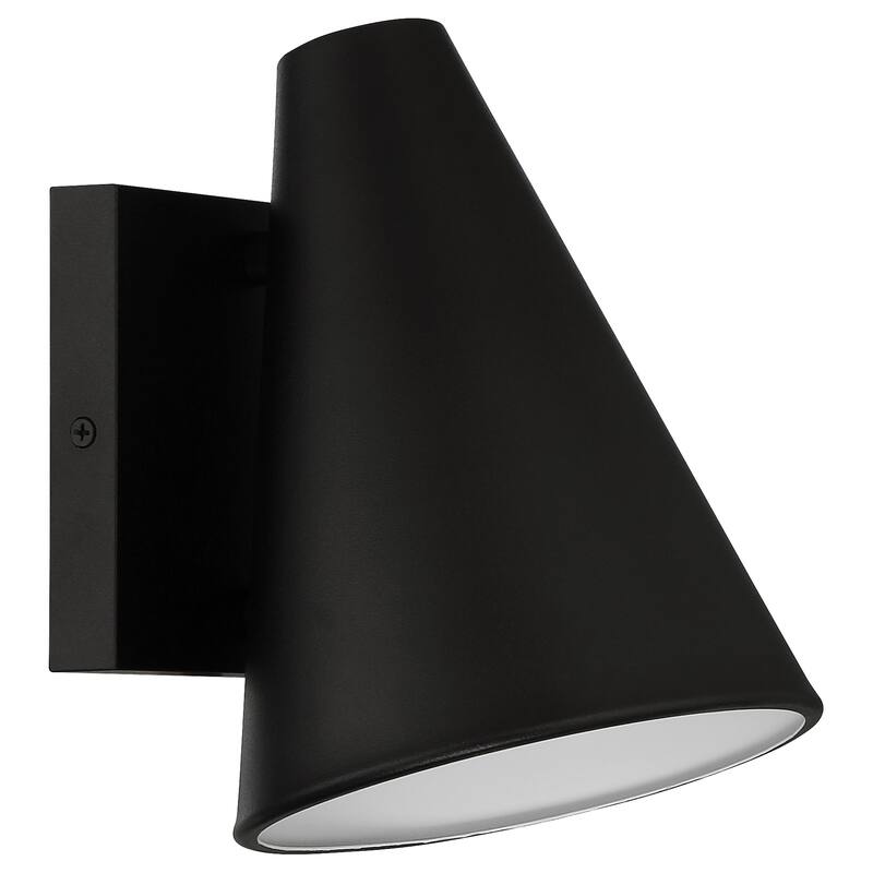 Access Lighting Solano Outdoor LED Wall Mount - Square Backplate - Cone Shade