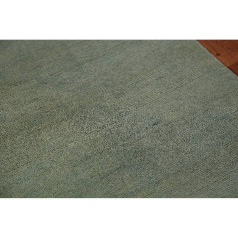 Modern Gabbeh Oriental Rug Handmade Solid Contemporary Wool Carpet - 2'6" x 4'0"