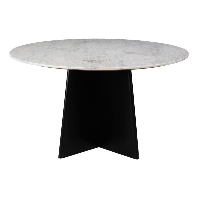 Strela Dining Table White & Black