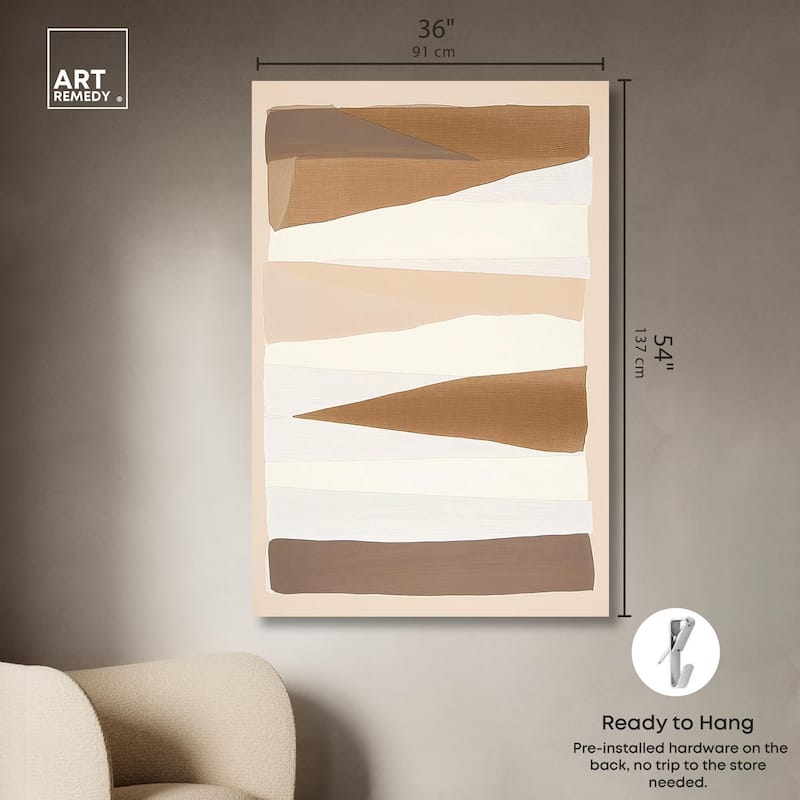 Linear Landscape II Canvas by Art Remedy, Gallery Wrapped