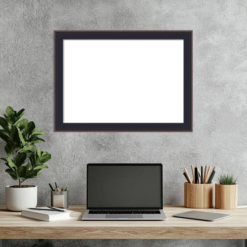 Havana Black Bronze Framed Dry Erase Magnetic Board