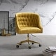 preview thumbnail 1 of 57, ET Tufted Task Chair With Golden Base by HULALA HOME