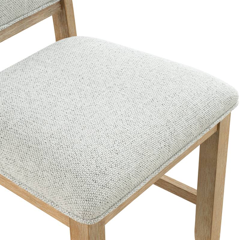 Furniture of America Virex Rustic 7-Piece Solid Wood Extendable Dining Table Set