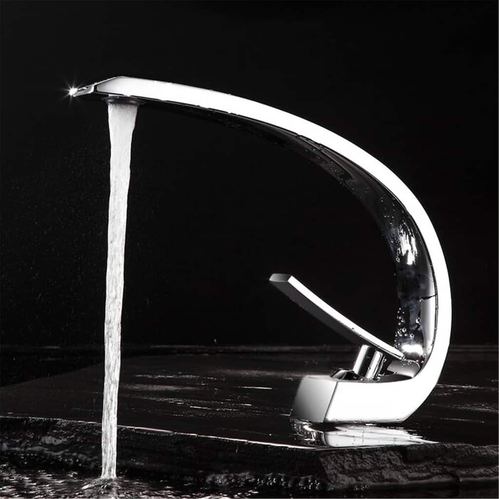 Single Handle Bathroom Faucet Modern Bathroom Sink Faucets Single Hole Basin Vanity Mixer Taps With Valve