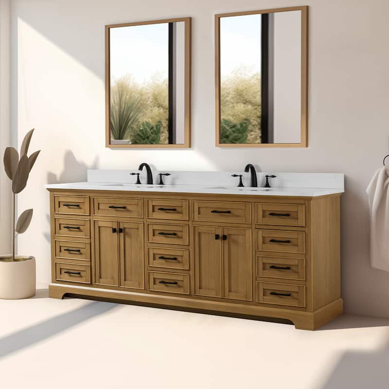 Milano 84" Double Sink Vanity