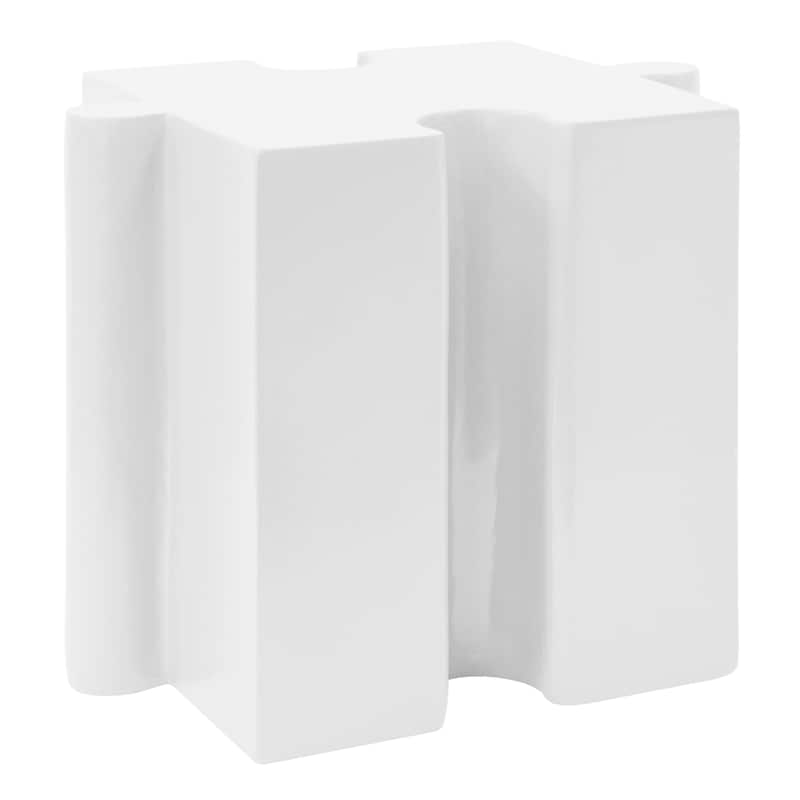 Christopher Knight Home - Mandy Modern Outdoor Side Table with Modular Concave Edge Design