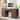 58" Modern Executive Desk with Storage, Wood Home Office Desk