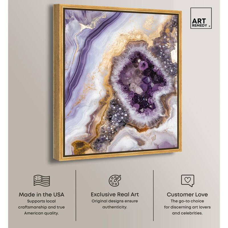Amethystine Dream II Canvas by Art Remedy