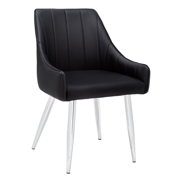 Leather look dining chairs store