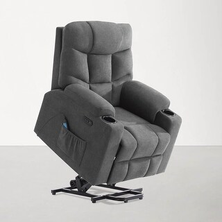 Furmax Power Lift Chair Electric Recliner for Elderly Fabric Sofa