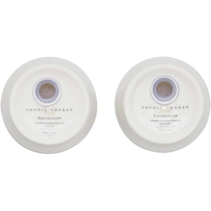 Portmeirion Sophie Conran Salt and Pepper Set White - 2.5 Inch