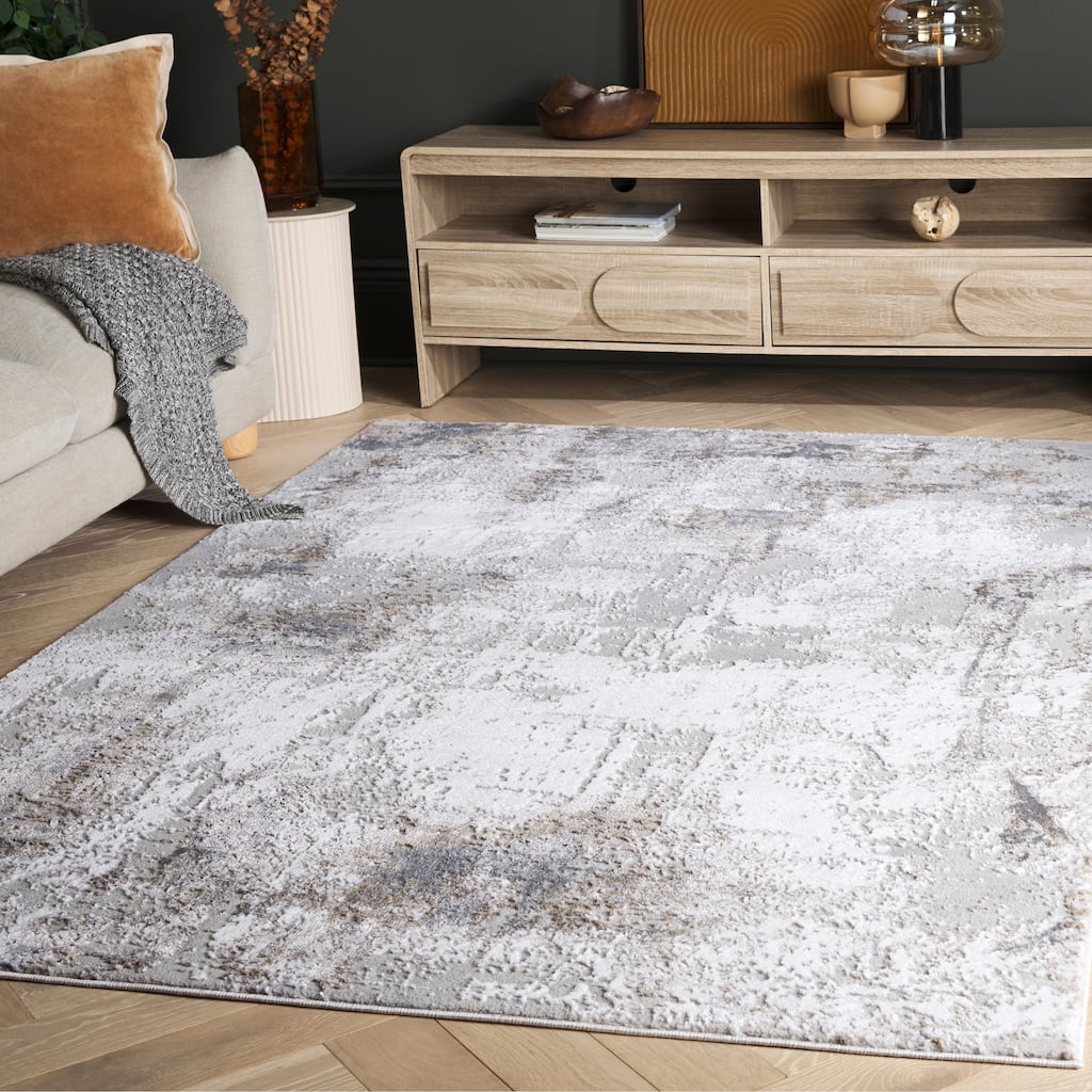 SAFAVIEH Slate Jelline Modern Abstract Rug
