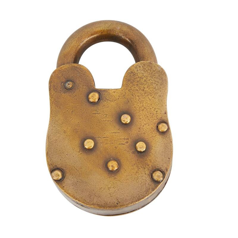 Brass Metal Eclectic Lock And Key