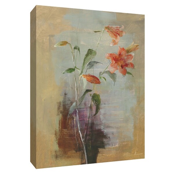 PTM Images 9-154572 PTM Canvas Collection 10" x 8" - "Contemporary Lilies I" Giclee Lilies Art Print on Canvas