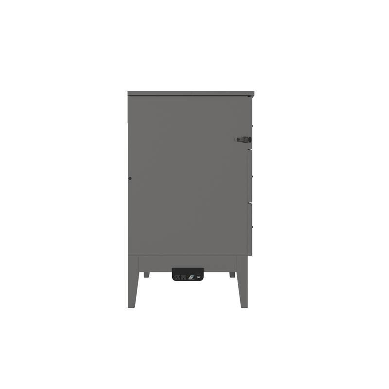 Santa Fe Murphy Bed Chest with Mattress and Built-in Charger